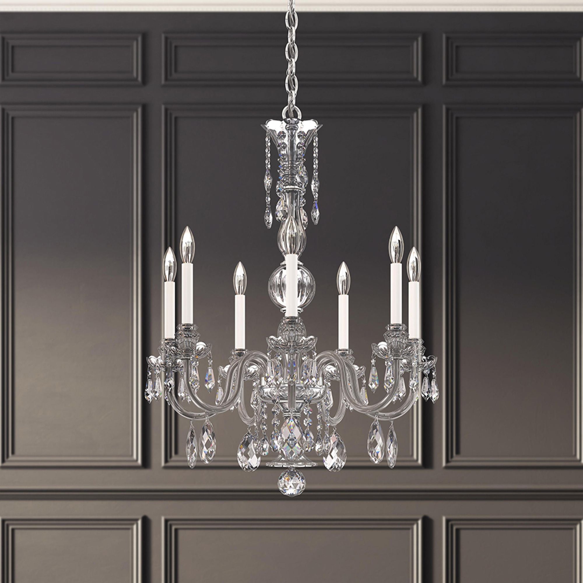 Hamilton Nouveau 32.5"H X 6-Light Chandelier