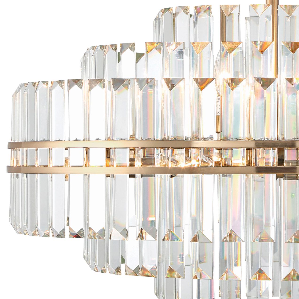 Hayes 16-Light Aged Brass Chandelier