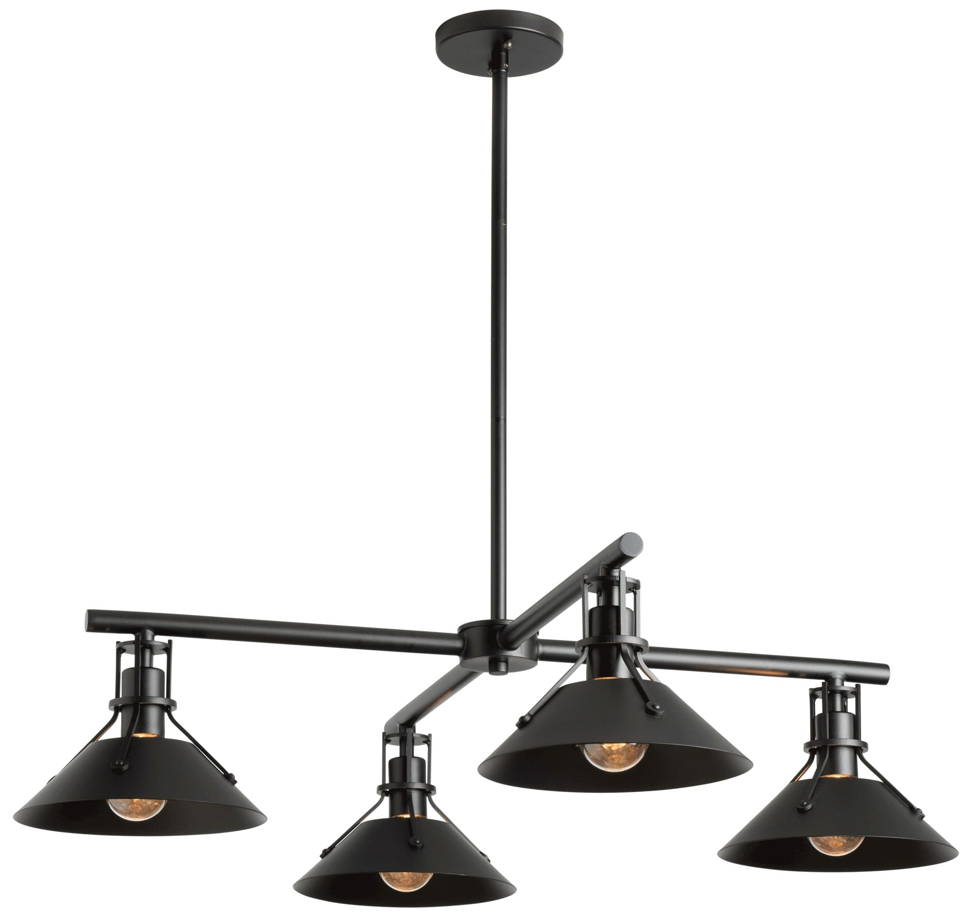 Henry Outdoor 4-Light Black Chandelier