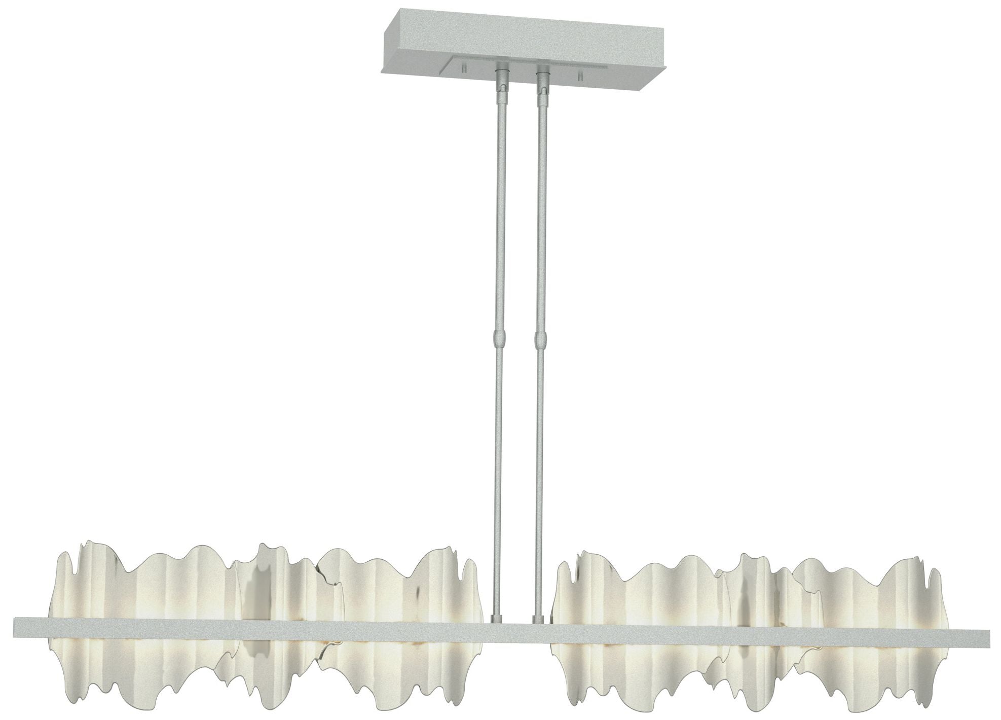 Hildene 51.9" Wide Large Vintage Platinum Pendant Light