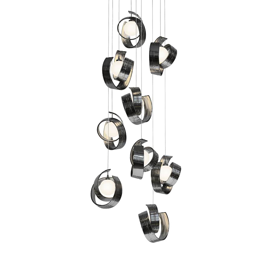 Riza 9-Light 22" Wide Multi-Light Pendant detail view 12