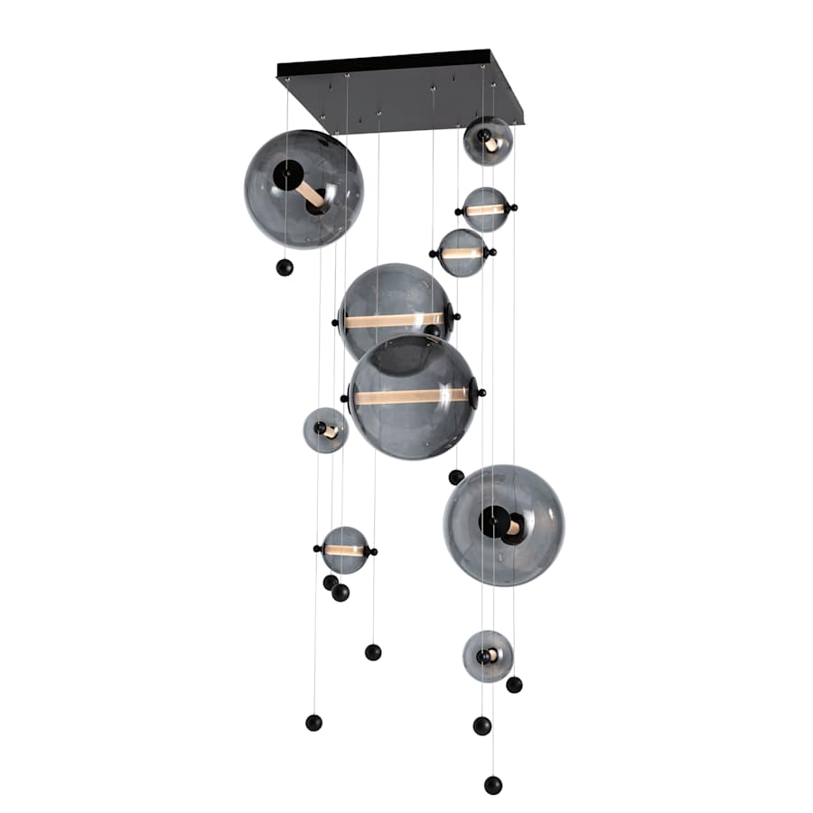Abacus 36" Wide LED Suspension Multi-Light Pendant