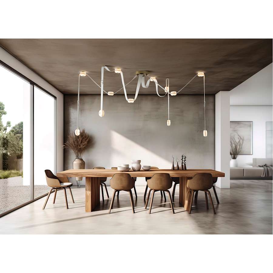 SNAPS 87" Wide Multi-Light Pendant
