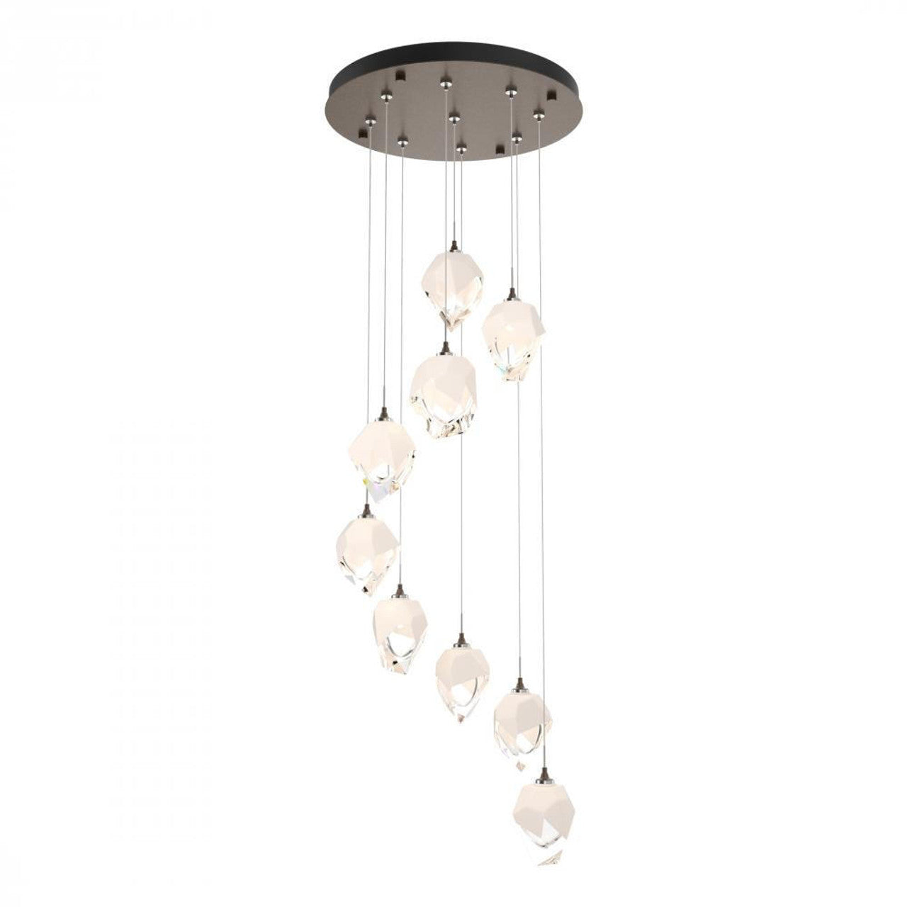 Griffin Stardust Pendant, 6-Lights, Sterling, Cool Grey, 39.2"W (131590-SKT-MULT-85-YL0709 5YZYDW)