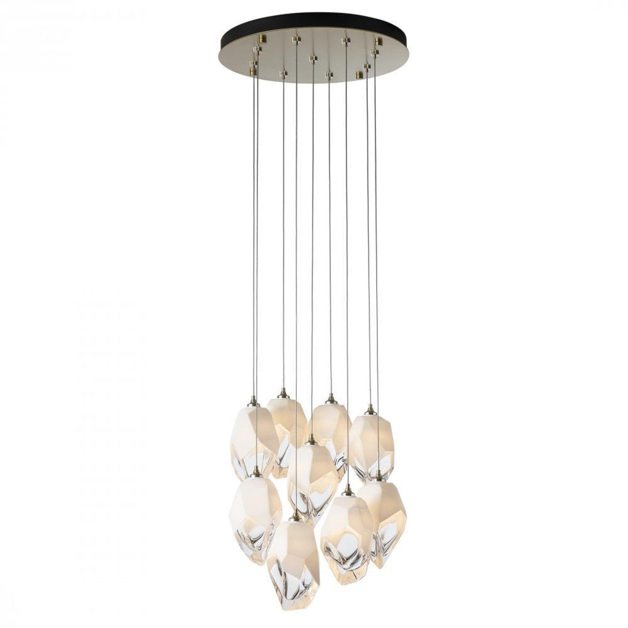 Chrysalis Pendant, 5-Light, White, White Crystal, 15.7"W (131139-SKT-LONG-02-WP0756 5YZTHX)