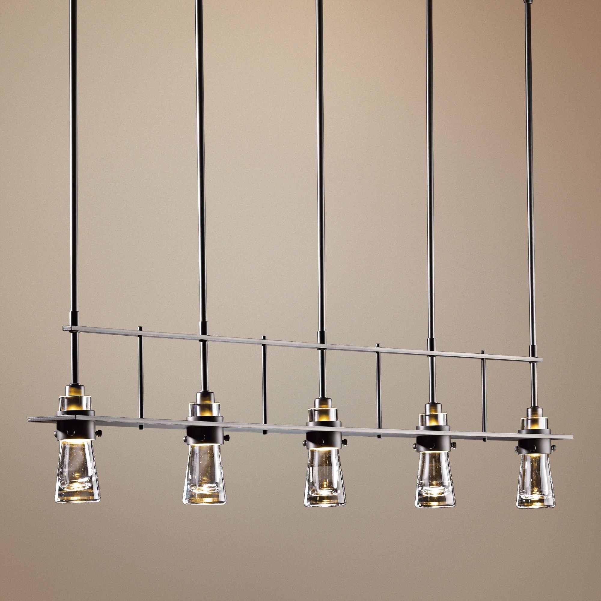 Erlenmeyer Dark Smoke 5-Light Chandelier