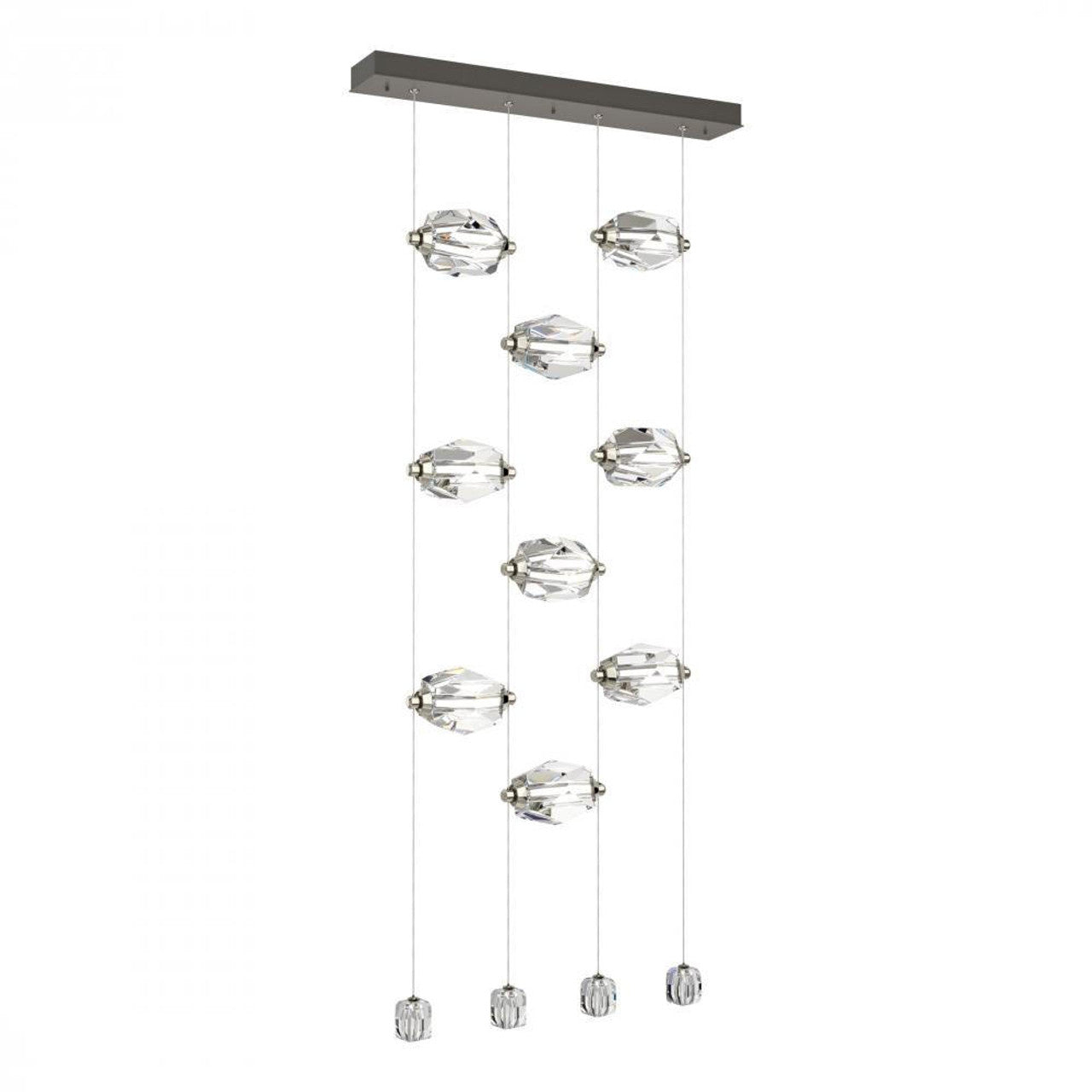 Chrysalis Pendant, 9-Light, Black, Black Polished Crystal, 20.5"W (131140-SKT-STND-10-BP0754 5YZUFR)