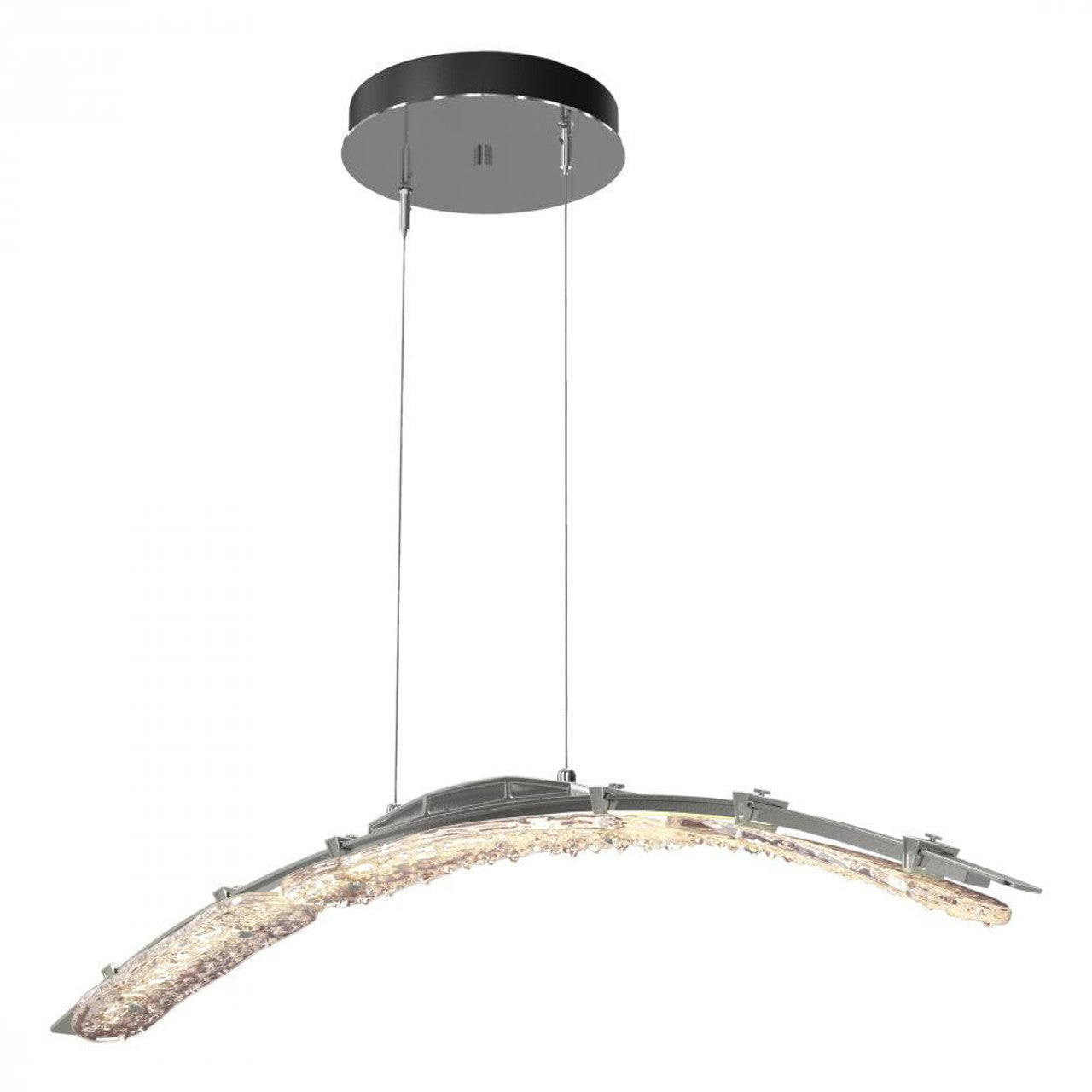 Glissade Large Pendant, LED, Bronze, Clear, 43.5"W (137586-LED-STND-05-ZM0749 5Z310V)