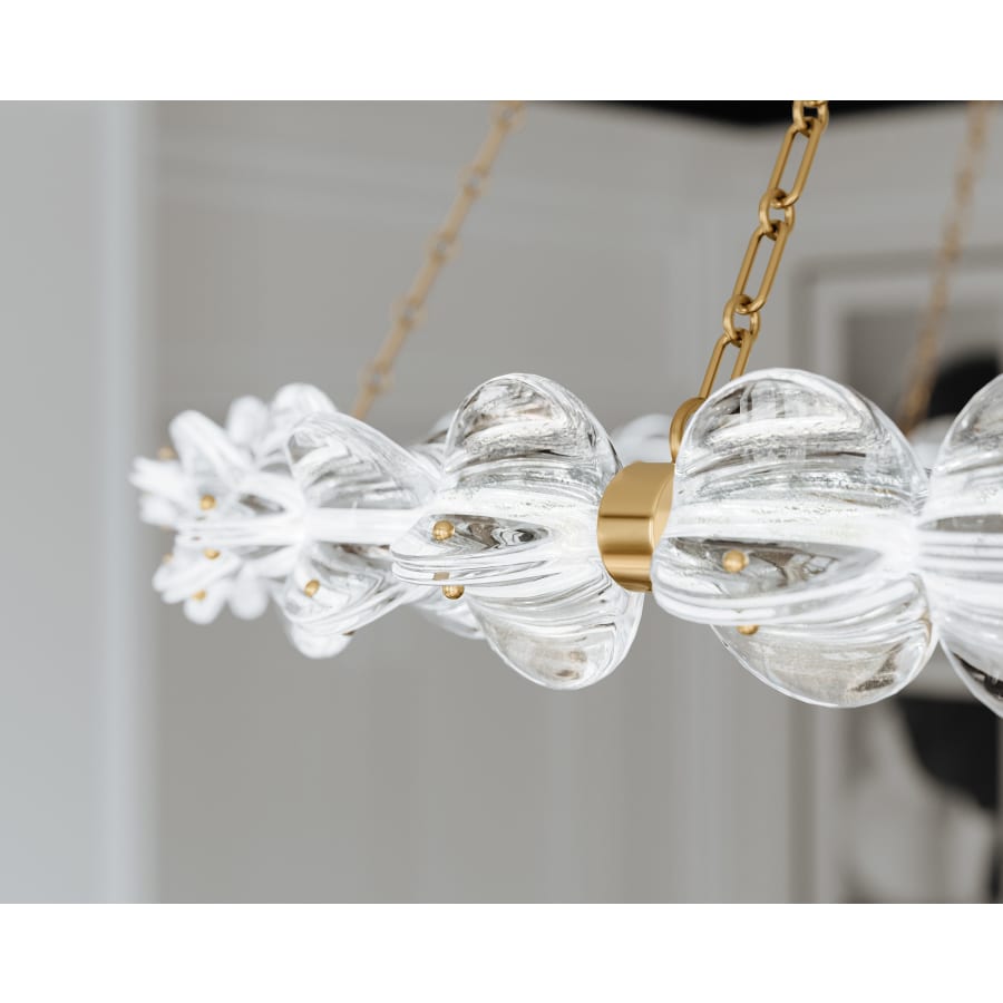 Lindley 55" Wide LED Ring Chandelier