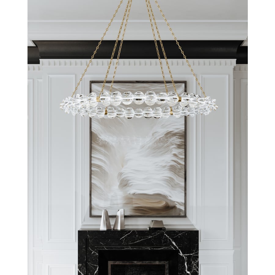 Lindley 55" Wide LED Ring Chandelier