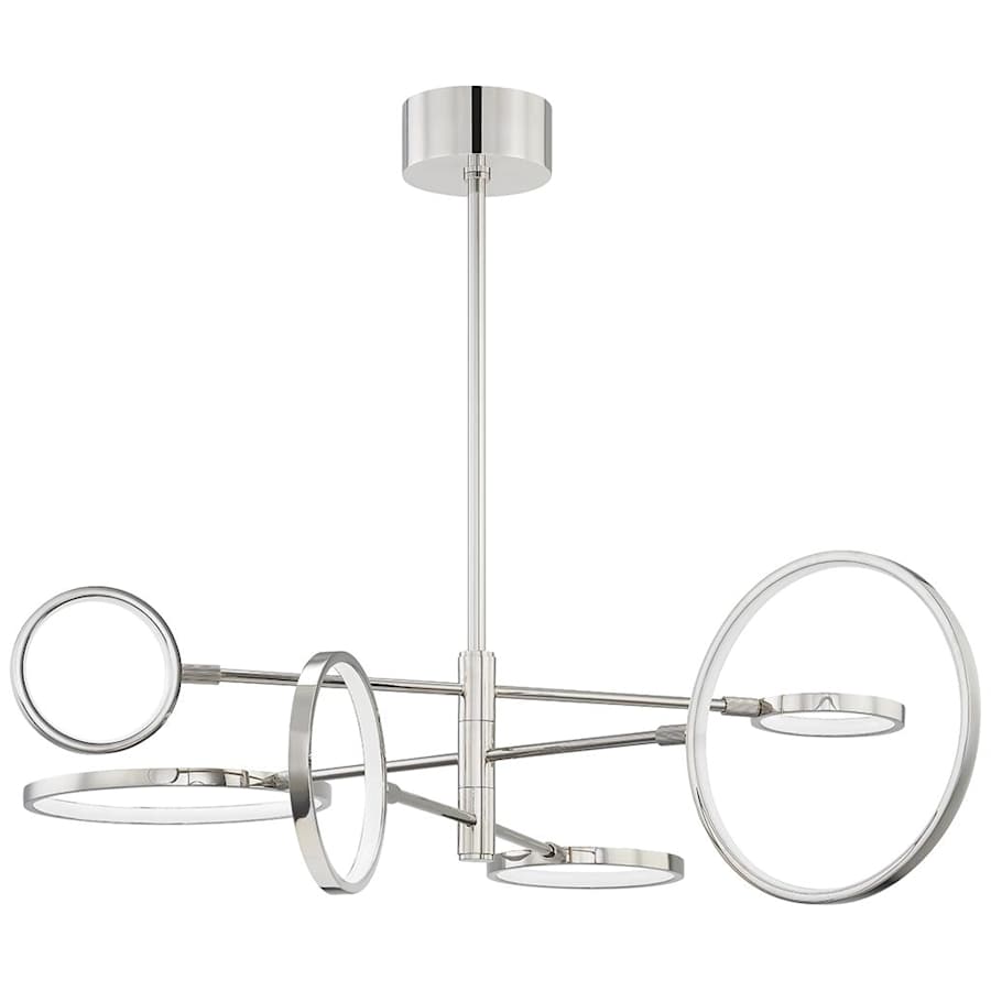 Saturn 6 Light 45" Wide LED Ring Chandelier