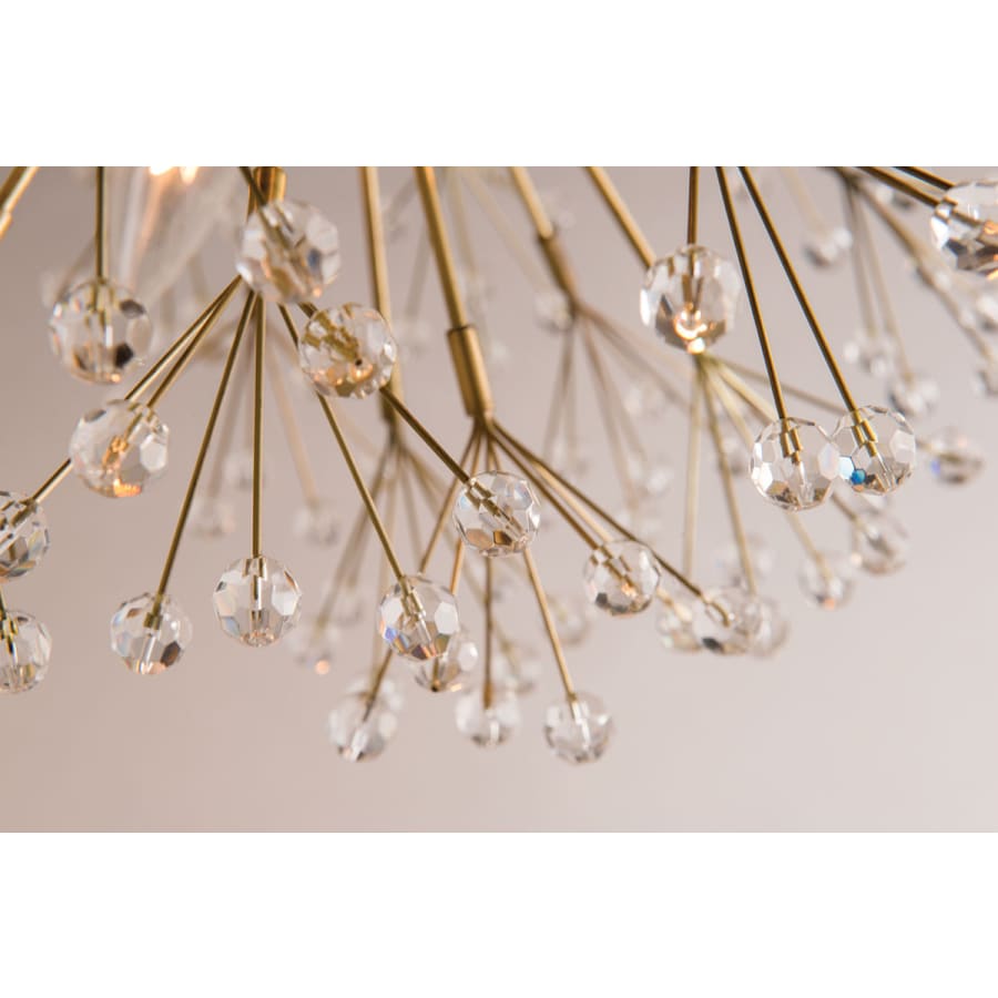 Dunkirk 10 Light 30" Wide Crystal Globe Chandelier