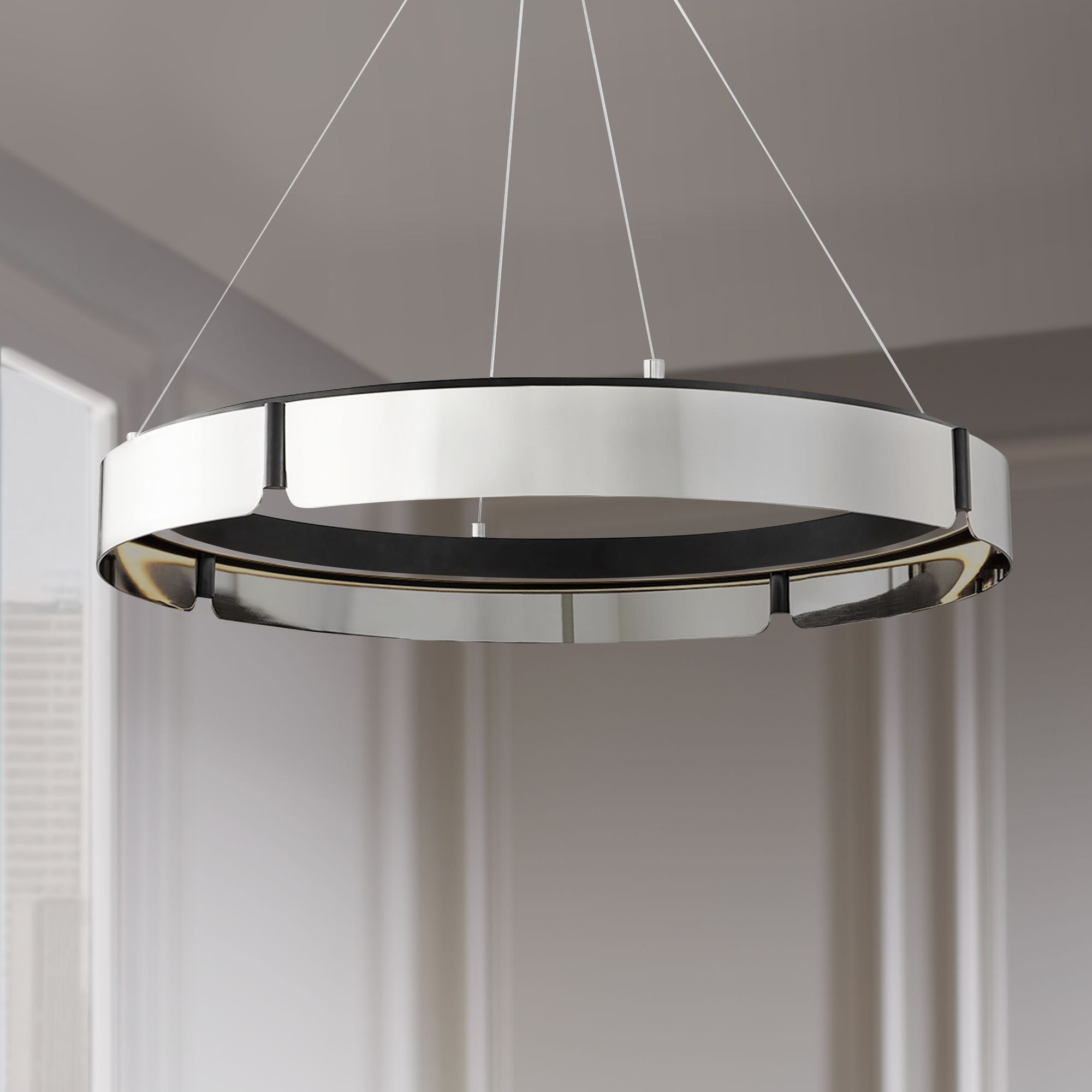 Brass Tribeca 32.75" Wide Burnished Led Chandelier