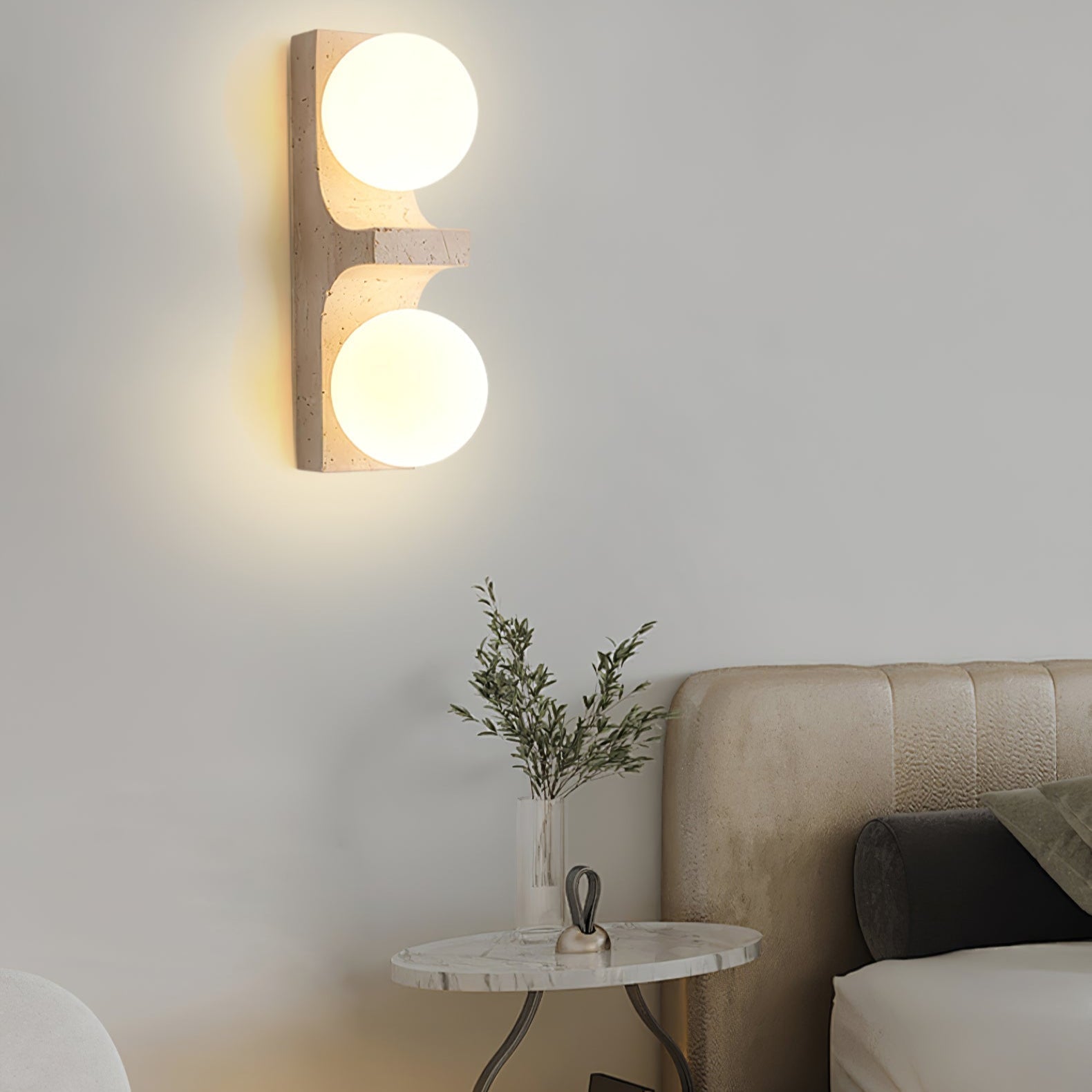 Cirra Travertine Wall Sconce