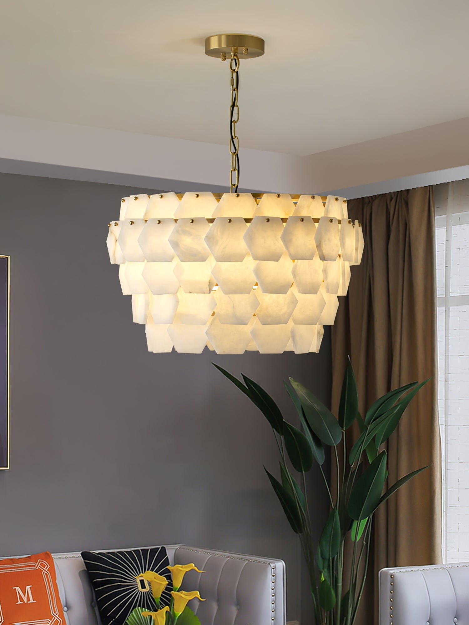 Hexa Cloud Chandelier