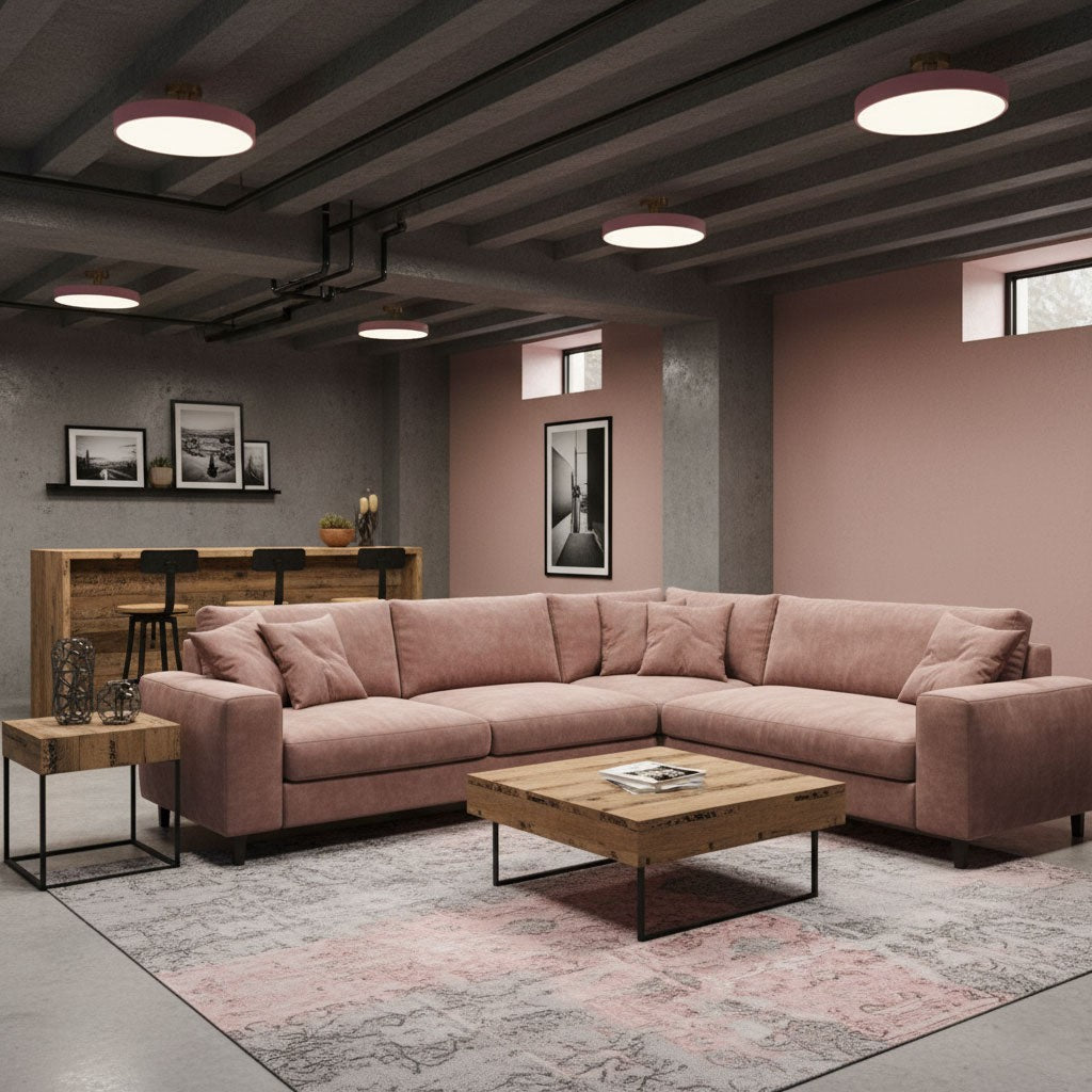 Isla Halo Flush Ceiling Light