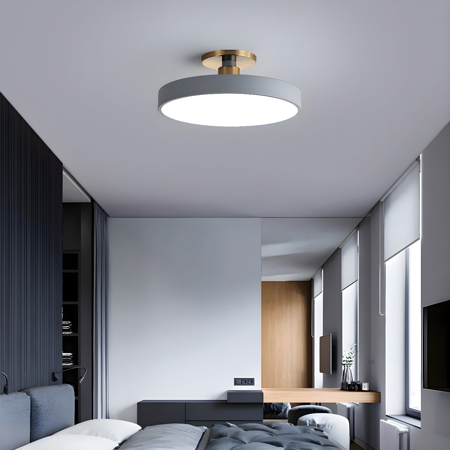 Isla Halo Flush Ceiling Light