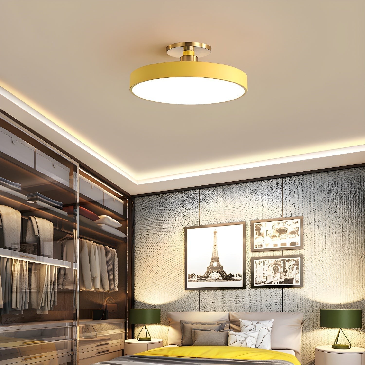 Isla Halo Flush Ceiling Light