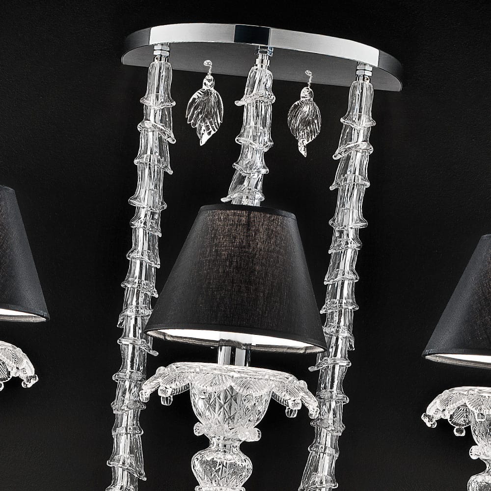 Italian Murano Glass Wall Light