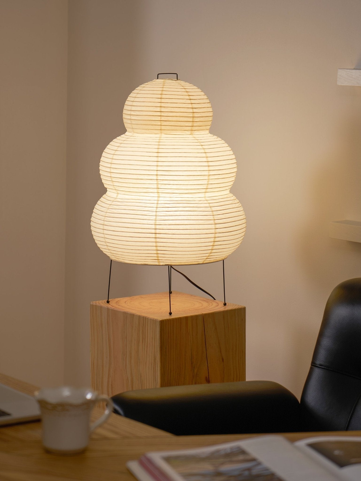 Japanese Mulberry Paper Table Lamp