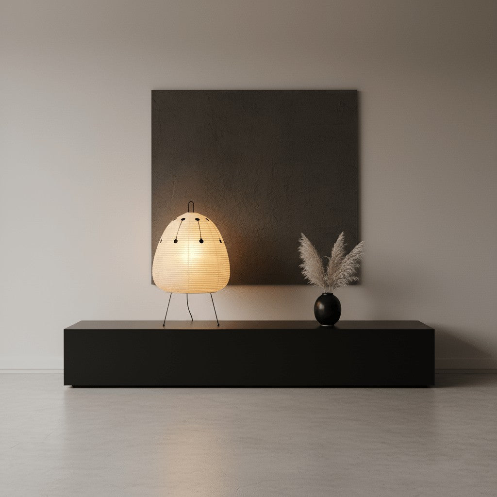 Japanese Mulberry Paper Table Lamp