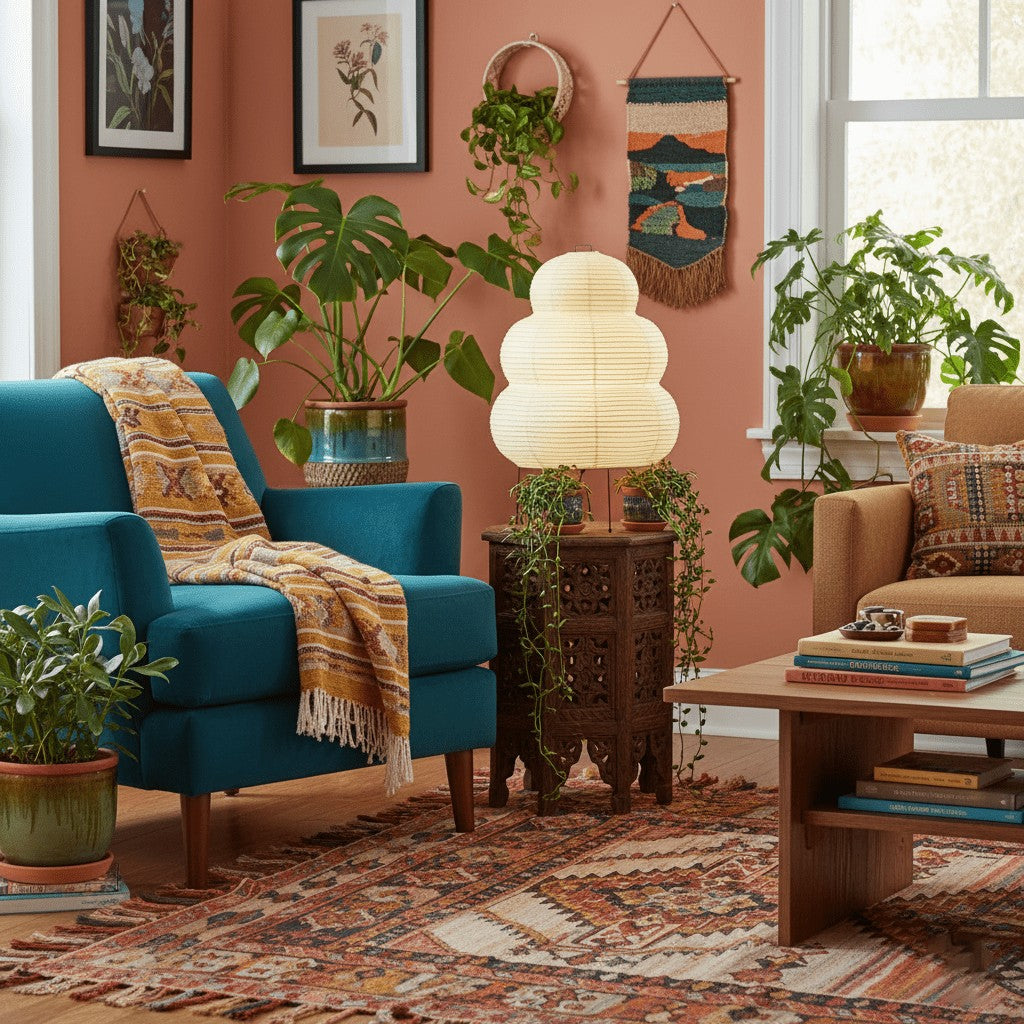 Japanese Mulberry Paper Table Lamp