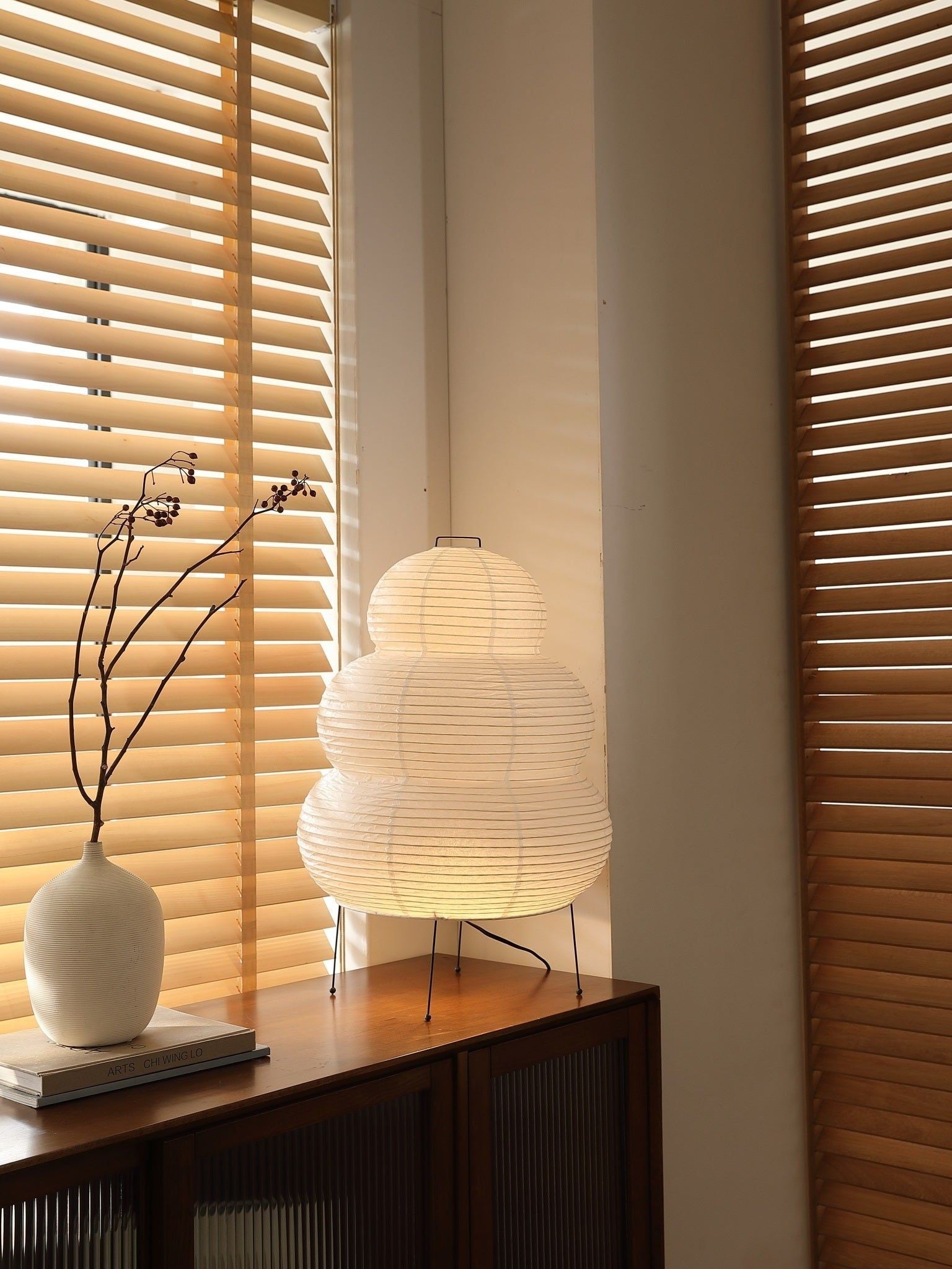 Japanese Mulberry Paper Table Lamp