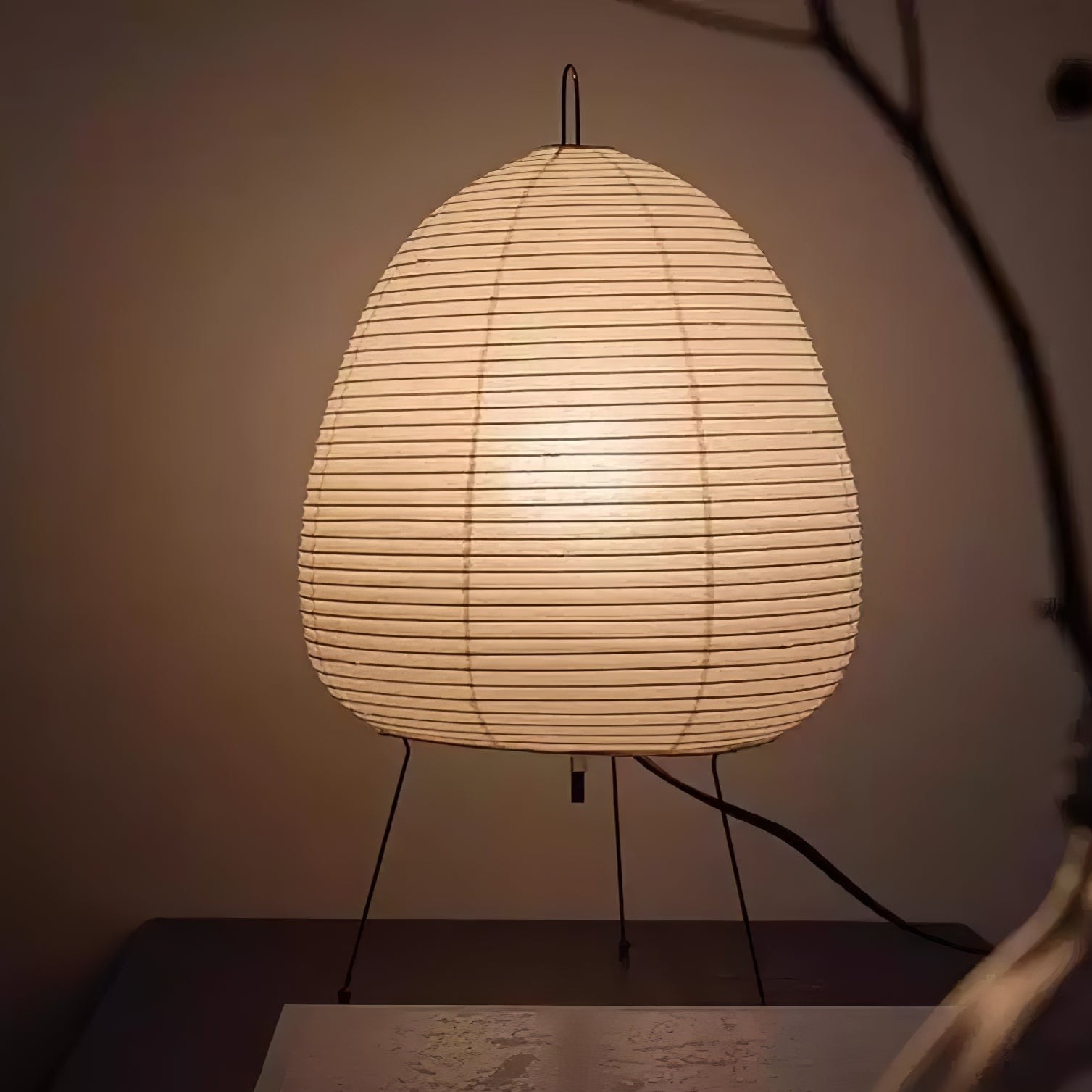 Japanese Mulberry Paper Table Lamp