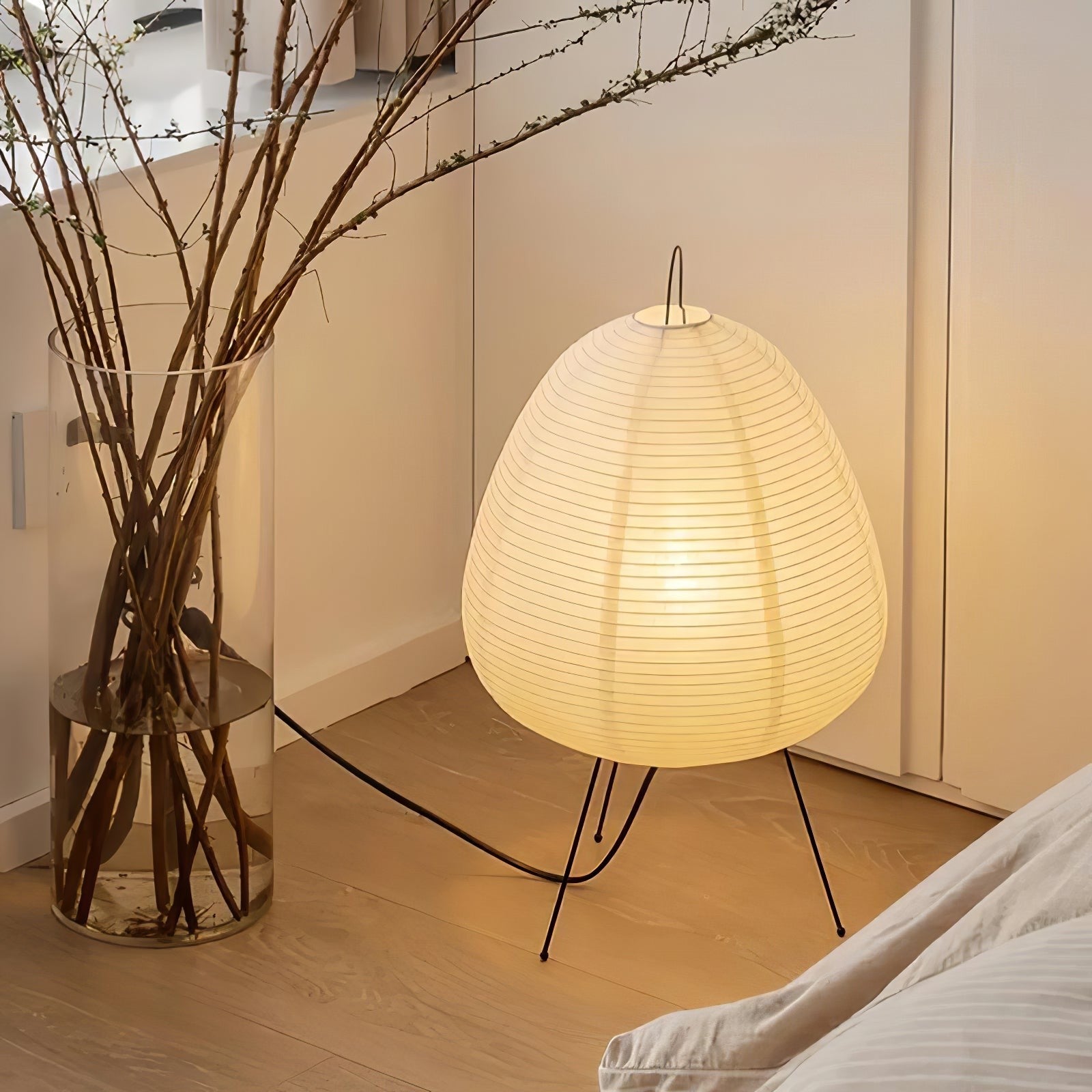 Japanese Mulberry Paper Table Lamp
