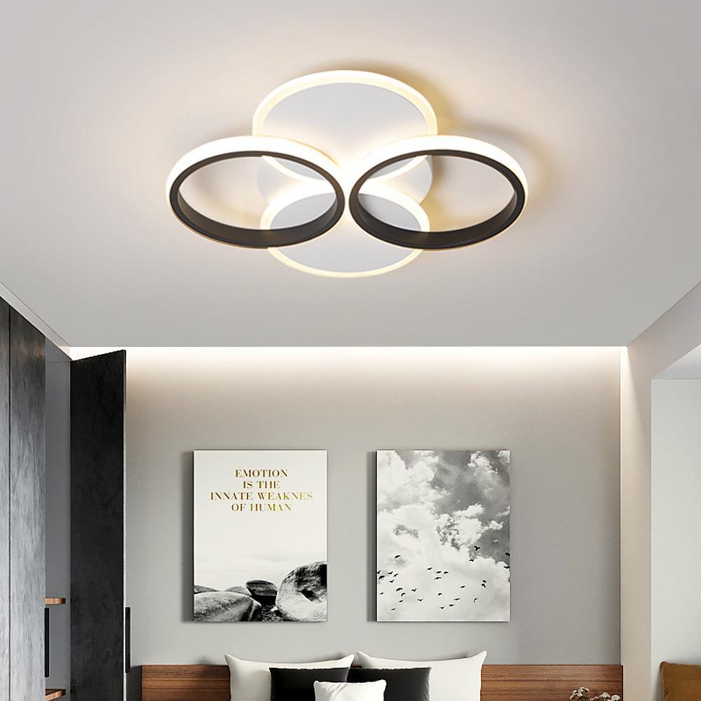 4 Circle Flush Mount Ceiling Light Geometrical LED