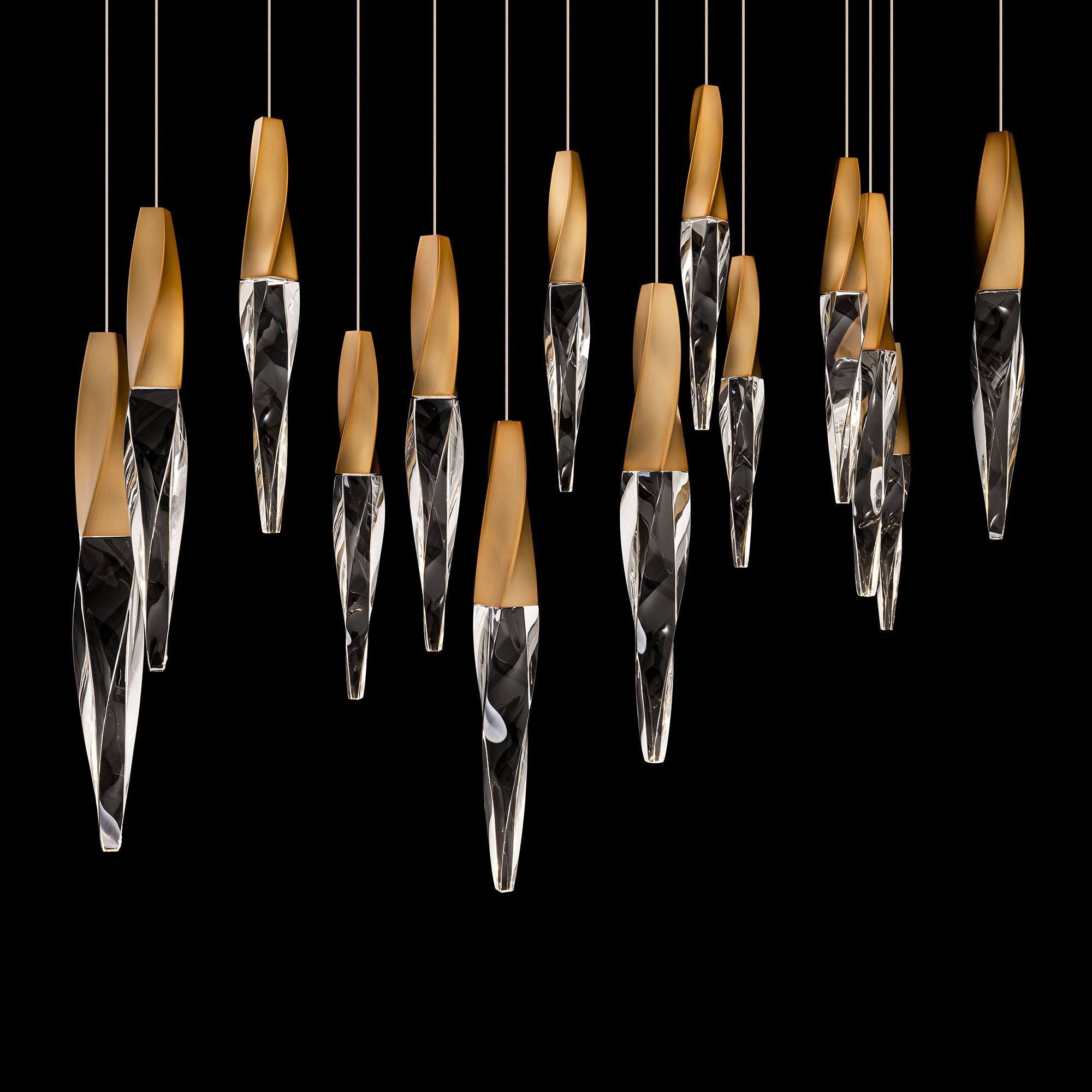 Chandelier detail image with finish, structure, and proportion visible