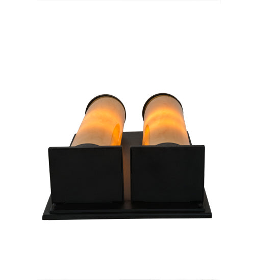 Legacy House 4-Light 36.00" Textured Black Wall Sconce detail view 6