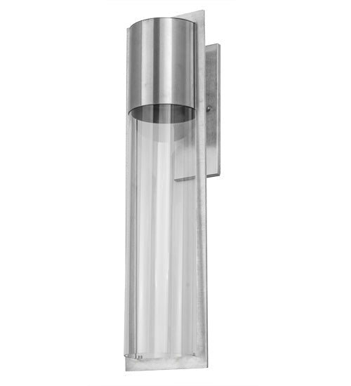 Cilindro Rossetto 1-Light 30.00" Brushed Stainless Steel Wall Sconce detail view 2