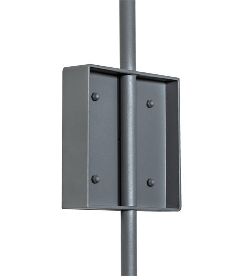 Ausband 1-Light 54.00" Light Gray Wrinkle Wall Sconce detail view 4