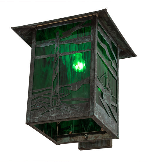 Lighthouse 1-Light 22.00" Verdigris Wall Sconce detail view 5