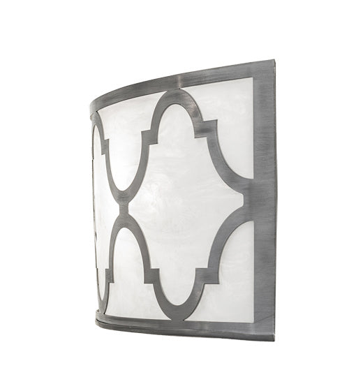 Cardiff 2-Light 10.00" Brushed Nickel Wall Sconce detail view 6