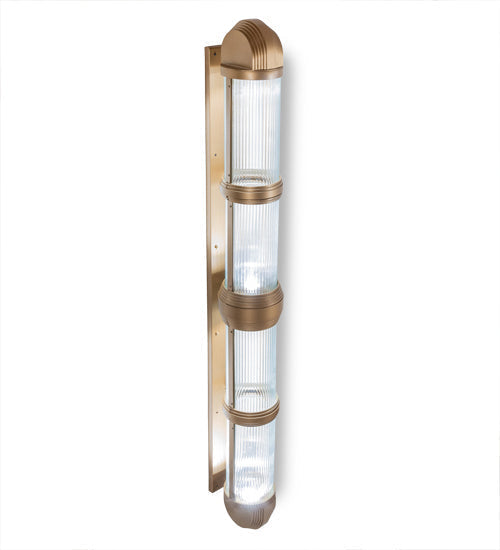 Christy 4-Light 80.00" Gold Metallic LED Wall Sconce detail view 2
