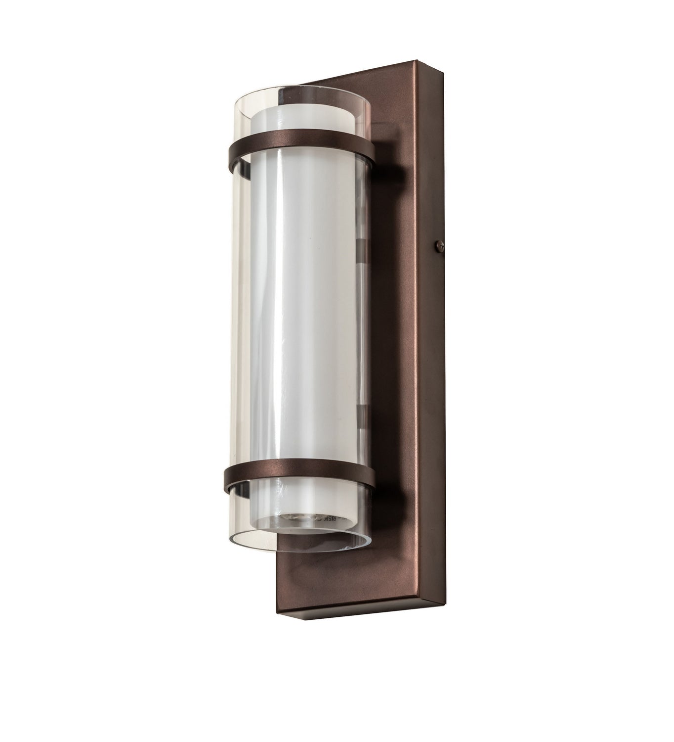 Roberts 16.00" Mahogany Bronze LED Wall Sconce detail view 2