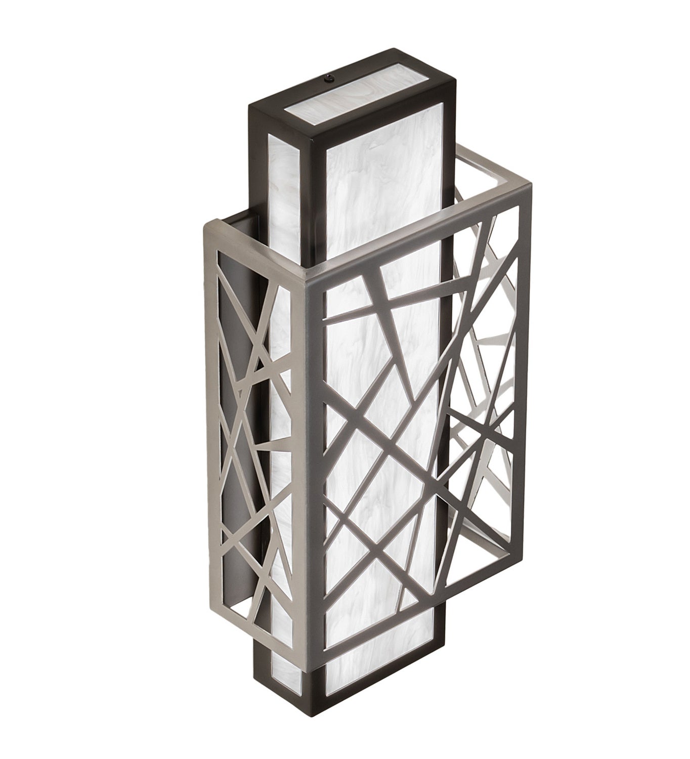 18.00" Nickel & Timeless Bronze LED Wall Sconce detail view 2