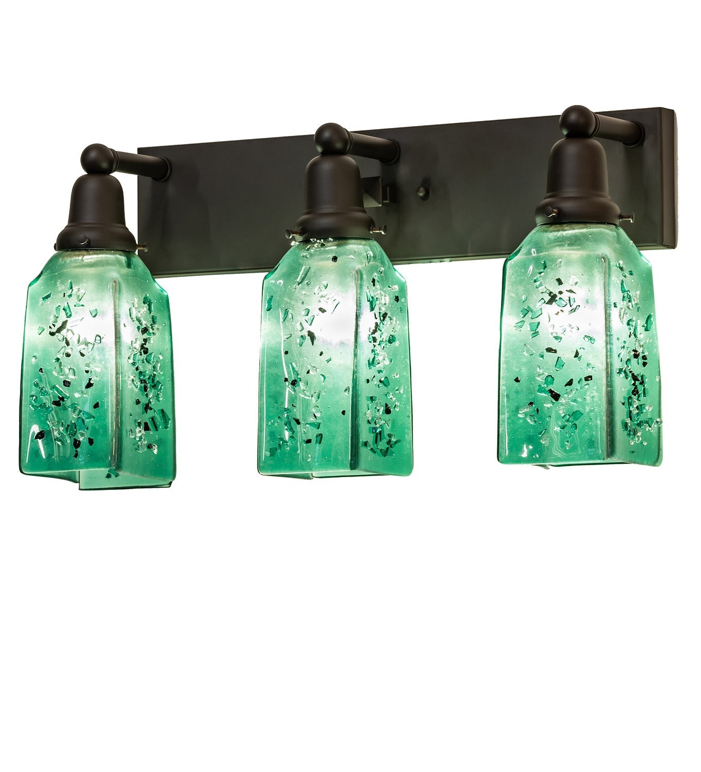 Metro Fusion 24 Inch 3-Light 12.00" Oil Rubbed Bronze Wall Sconce detail view 2