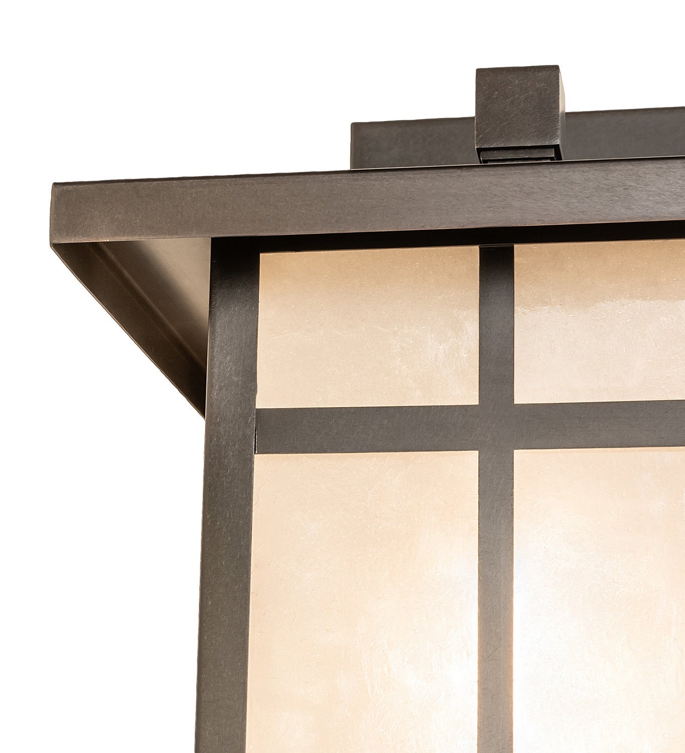 1-Light 17.50" Craftsman Brown On Copper Wall Sconce detail view 3