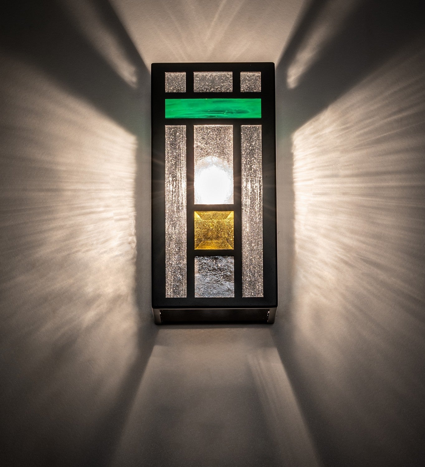 1-Light 12.00" Solar & Matte Black LED Wall Sconce detail view 5