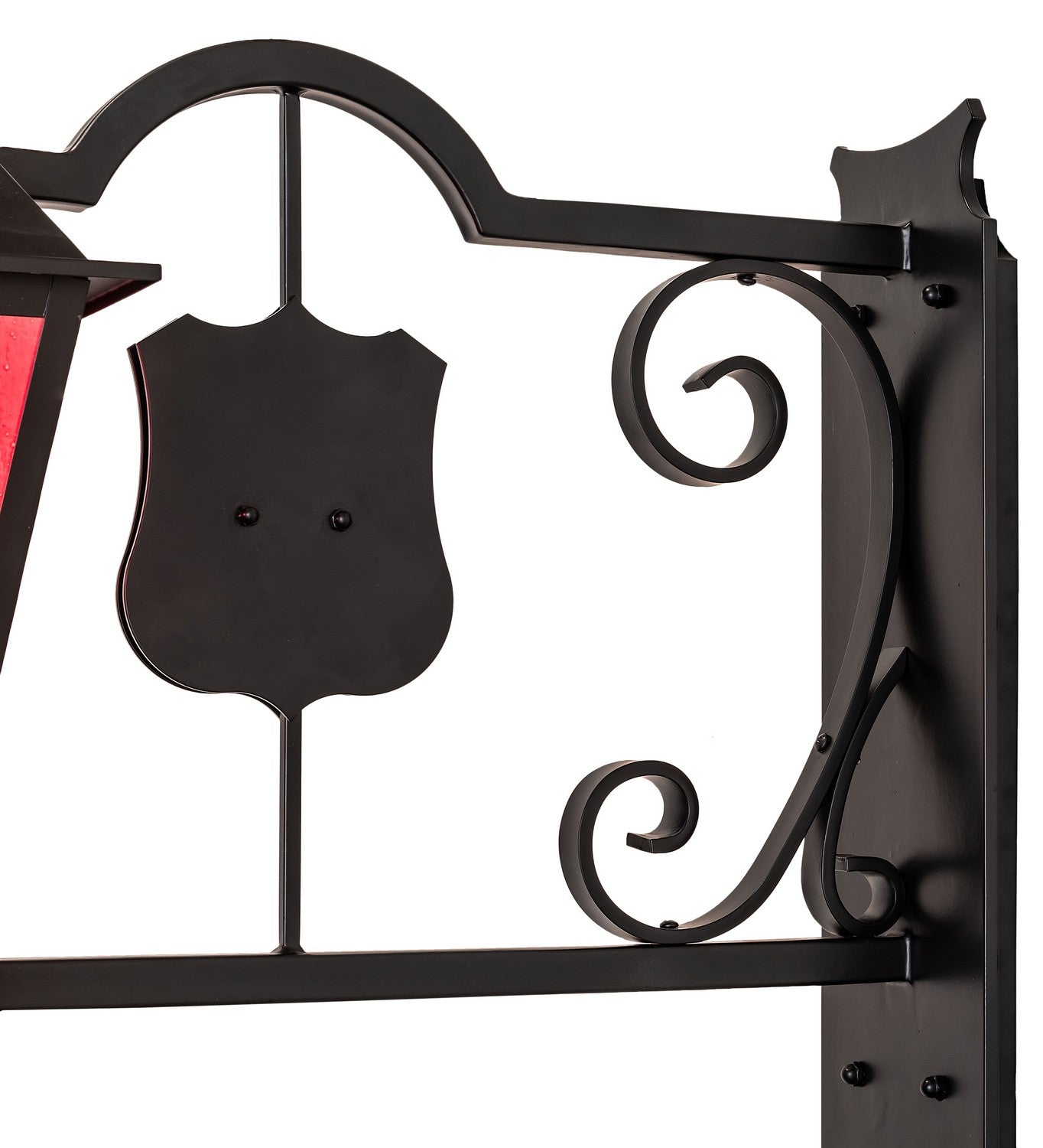 1-Light 22.00" Blackwash Wall Sconce detail view 4