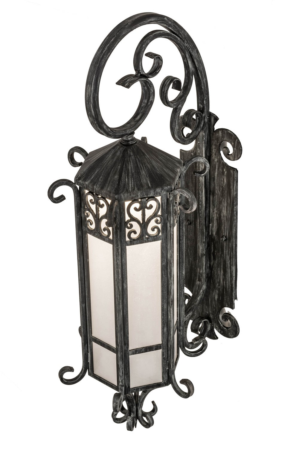 1-Light 37.00" Antique Iron Gate Wall Sconce detail view 3