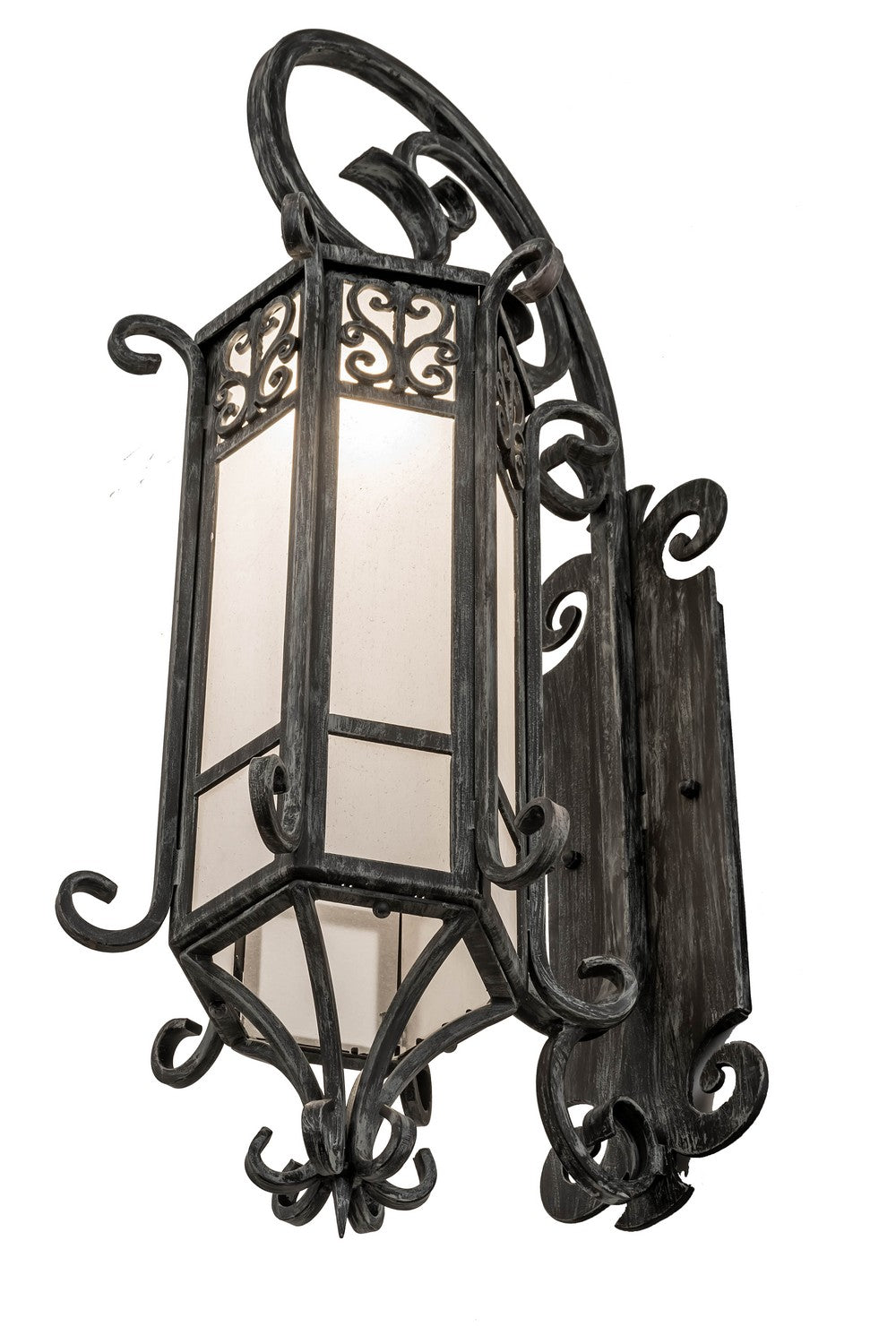 1-Light 37.00" Antique Iron Gate Wall Sconce detail view 5