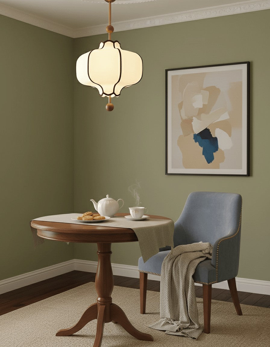 Lantern Fabric Pendant Light