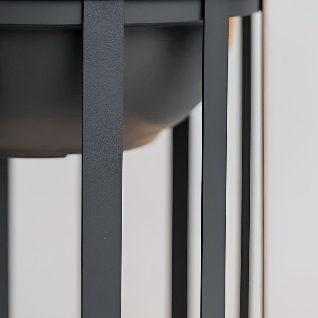 Industrial Solar Outdoor LED Floor Lantern Floor Lamp