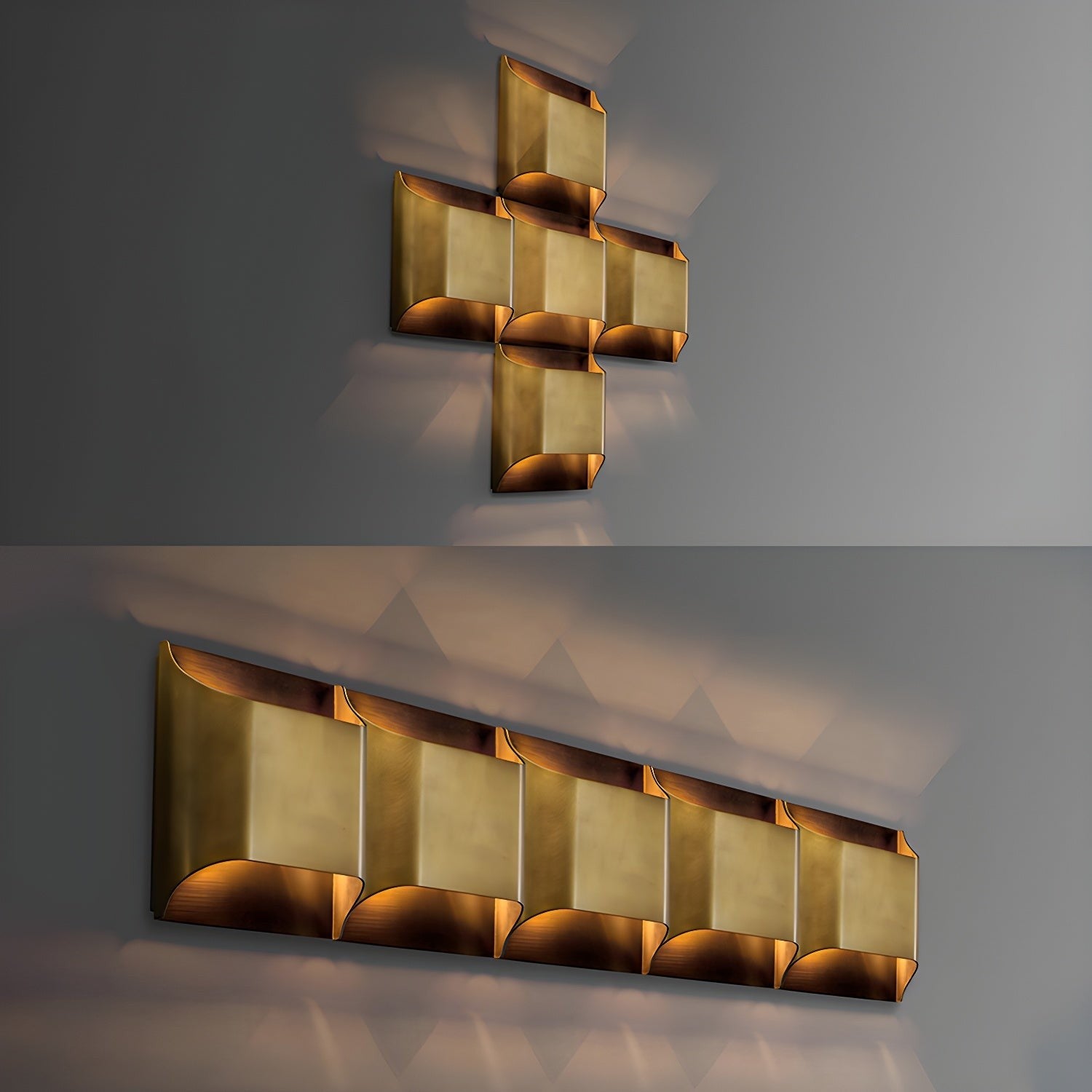 Leclerc Polished Brass Wall Sconce detail view 77