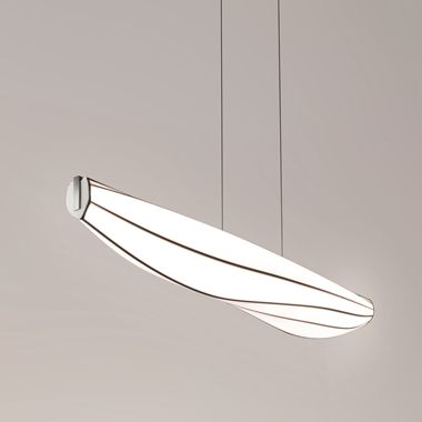 Lenis 64.5" Wide Aluminum LED Kitchen Linear Pendant