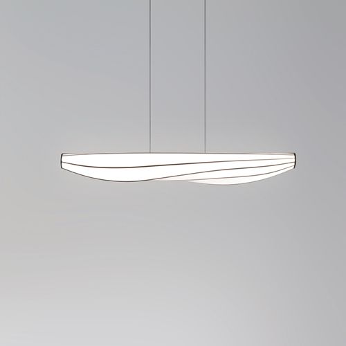 Lenis 64.5" Wide Aluminum LED Kitchen Linear Pendant